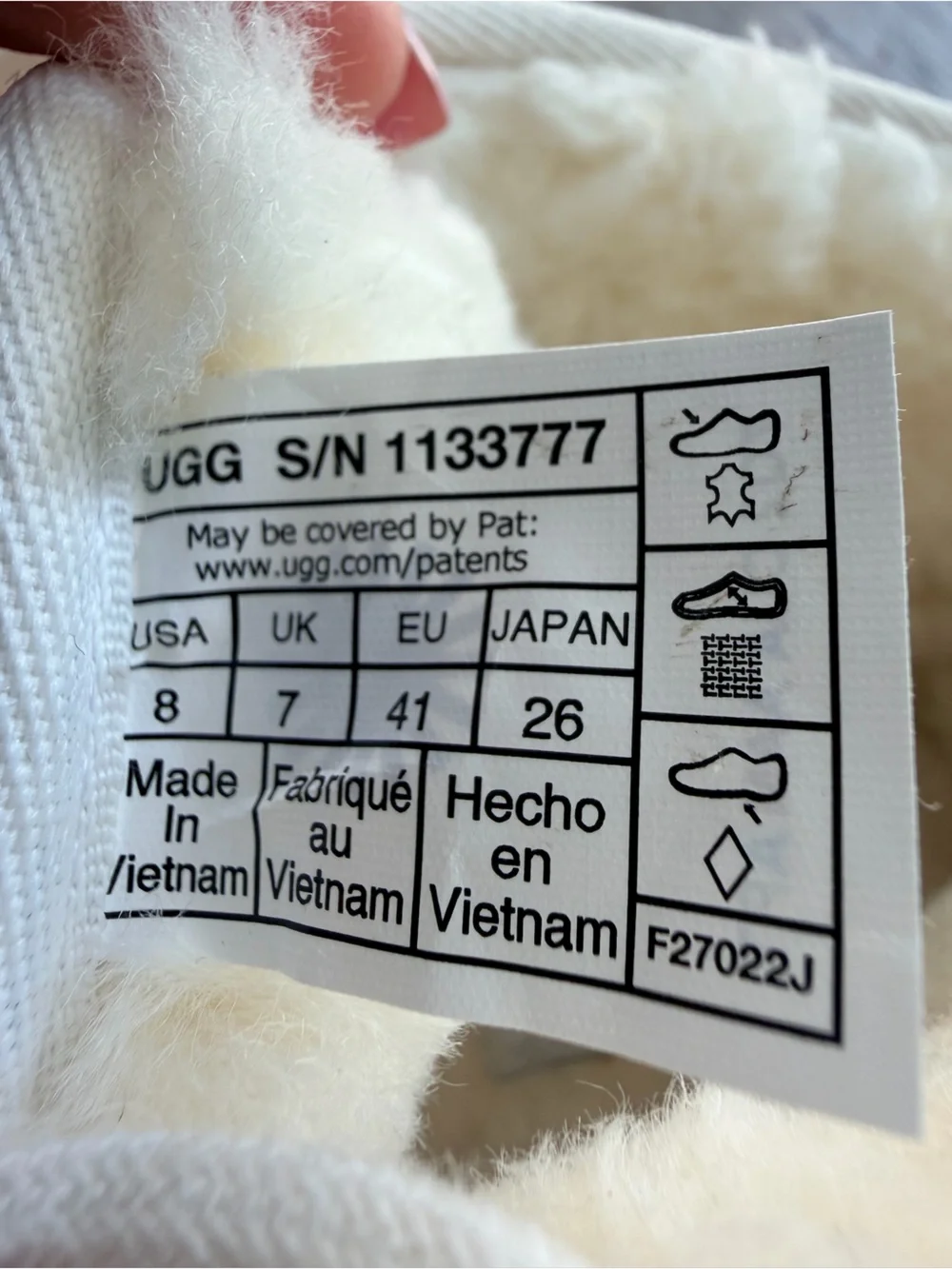 UGG soft leather